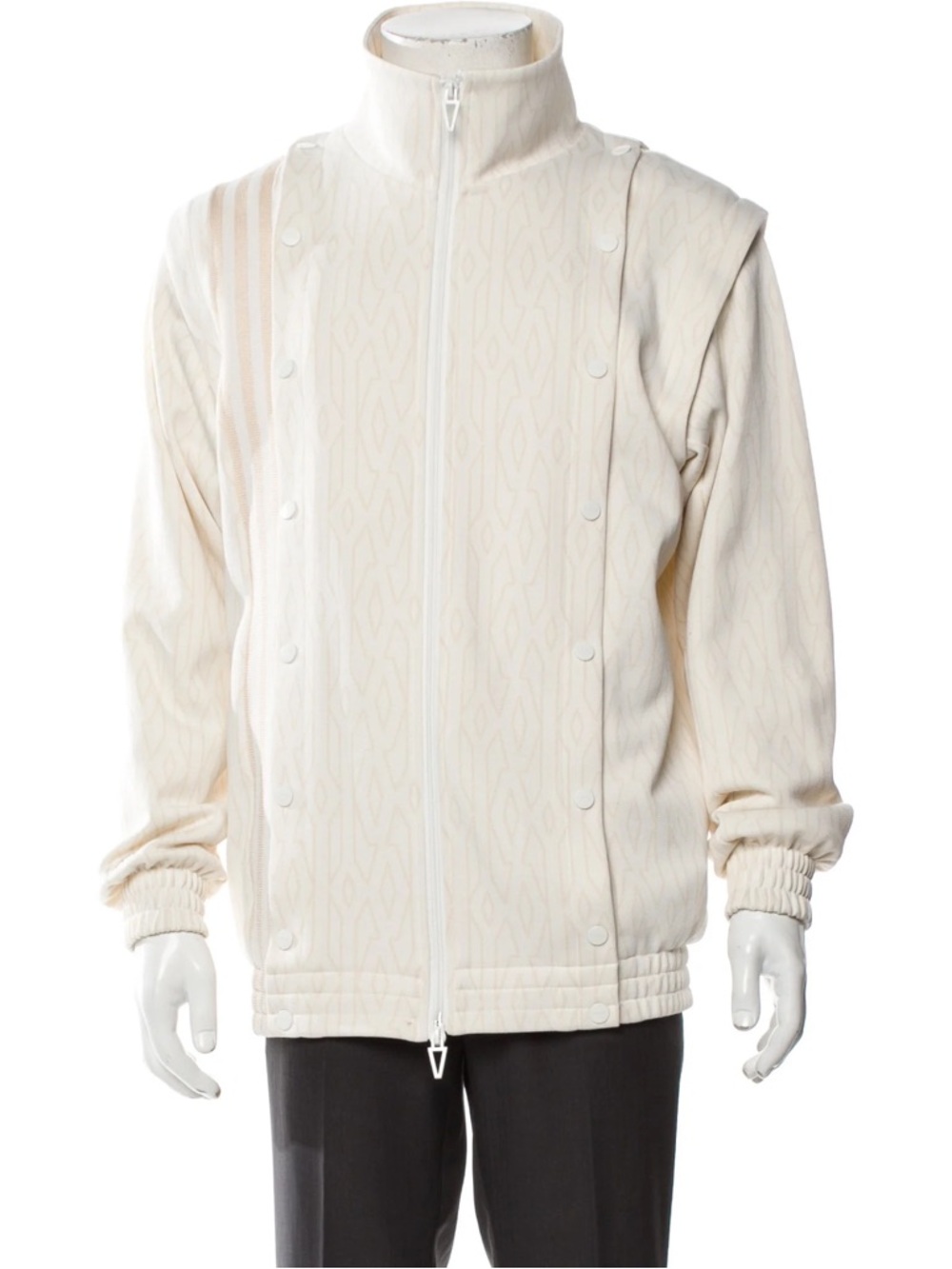 Adidas Ivy Park x Beyoncé Jacket/Detachable Vest | Oversized Monogram Zip Up